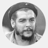 Ernesto Che Guevara Runder Aufkleber (Vorderseite)