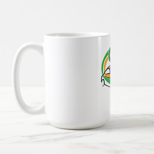 Erneuerbare Autos Kaffeetasse (Links)
