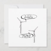 Erneuerbare Energie Ich Bin Ein Großer Fan – Winde (Rückseite)