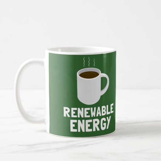 Erneuerbare Energie Kaffeetasse (Links)