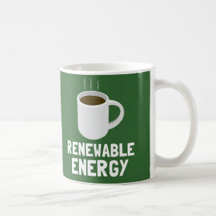 Erneuerbare Energie Kaffeetasse