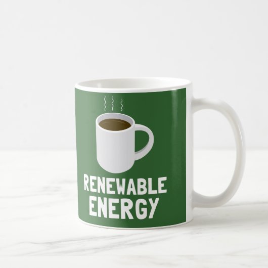 Erneuerbare Energie Kaffeetasse (Rechts)