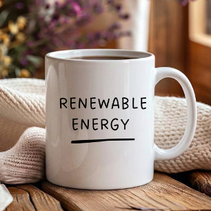 Erneuerbare Energie – Lustiger süßer umweltfreundl Jumbo-Tasse