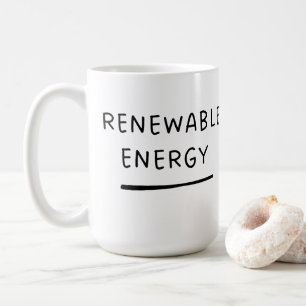 Erneuerbare Energie – Lustiger süßer umweltfreundl Kaffeetasse