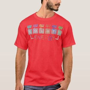 erneuerbare Energie, Solarenergie und grüne Energi T-Shirt