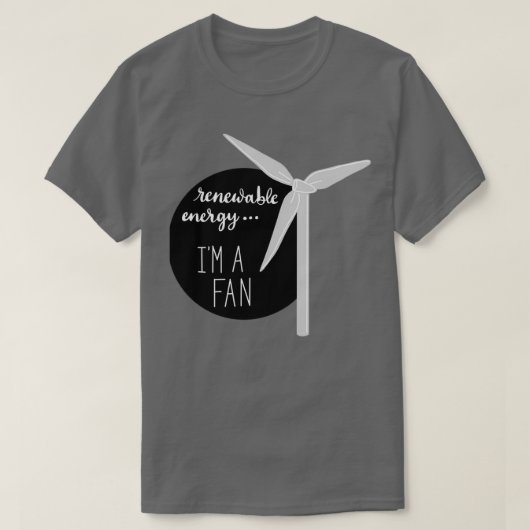 Erneuerbare Energie T-Shirt (Design vorne)