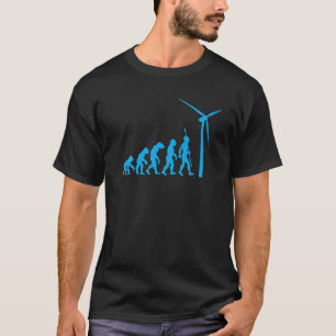 Erneuerbare Energie Windkraft Evolution Premium T-Shirt