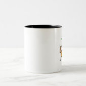 Erneuerbare Energie Zweifarbige Tasse (Mittel)