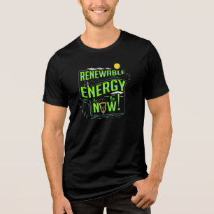 Erneuerbare Energien: Bewusstsein für den Klimawan Tri-Blend Shirt