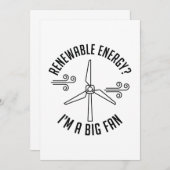 Erneuerbare Energien Dankeskarte (Vorne/Hinten)