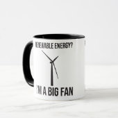 Erneuerbare Energien? Ich bin ein großer Lüfter Tasse (Vorderseite Links)