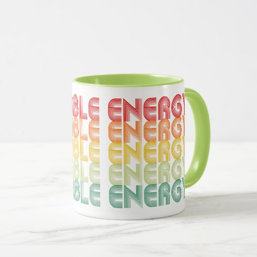 Erneuerbare Energien Tasse (VorderseiteRechts)
