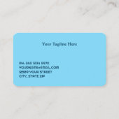 Erneuerbare Energien Visitenkarte (Rückseite)