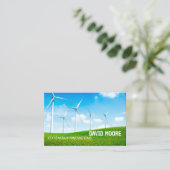 Erneuerbare Energien Visitenkarte (Stehend Vorderseite)