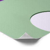 Erneuerbare Natur Lila Mystery Magic Jig Saw Poster (Ecke)