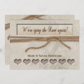 Erneuerbare Stimmen Einladung - Den Knoten binden (Vorne/Hinten)