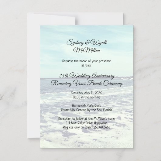 Erneuerbare Stimmen Zeremonie Booten Wasser Hinter Magneteinladung (Vorderseite)