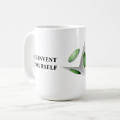 Erneuere dich 3D-Design Kaffeetasse (Vorderseite Links)