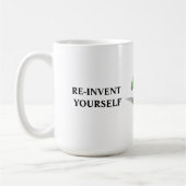 Erneuere dich 3D-Design Kaffeetasse (Links)