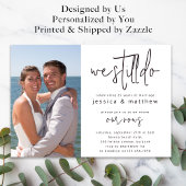 Erneuerendes Foto, das wir noch tun Einladung