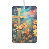 Erneuern Sie Ihren Raum mit Glauben: Christliches  Autolufterfrischer (Vorderseite)