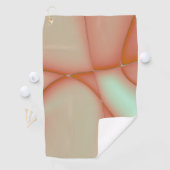 Erneuerte pfirsichfarbene, konvexe Stückausschnitt Golfhandtuch (Insitu)