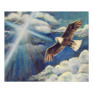 Erneuerte Stärke: Eagle-Flügel Fotodruck