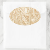 Erneuerung der OSB-Musterchipplatine Ovaler Aufkleber (Tasche)