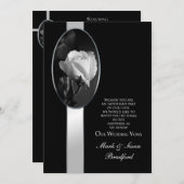 ERNEUERUNG DER STIMMEN - EINLADUNG - Rose B/W (Vorne/Hinten)