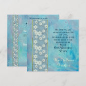 ERNEUERUNG DER VOWS-EINLADUNG - WEICHE PASTELS EINLADUNG (Vorne/Hinten)