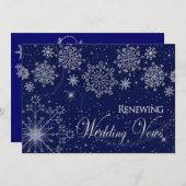 ERNEUERUNG DER WÄHRUNGEN - INVIATION-WINTER-SCHNEE EINLADUNG (Vorne/Hinten)