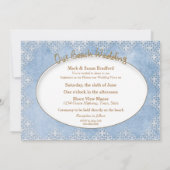 ERNEUERUNG DER WÄHRUNGEN - STRAND/BLAU/LACE EINLADUNG (Rückseite)