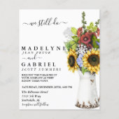 Erneuerung der Wasserfarbe Whimsical Sonnenblumen (Vorderseite)