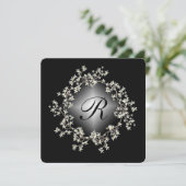 Erneuerung des beleuchteten Blumenkranzes Einladung (Stehend Vorderseite)