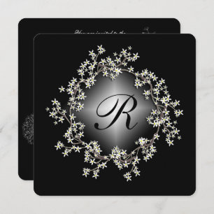 Erneuerung des beleuchteten Blumenkranzes Einladung