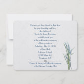 Erneuerung des Nautic White Lighthouse Einladung (Rückseite)