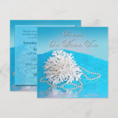 ERNEUERUNG VON WEDEN - EINLADUNG - MUSCHEL/STRAND  (Vorne/Hinten)