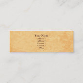 Erneuerungmandala-Lesezeichen-Geschäfts-Karte Mini Visitenkarte (Rückseite)