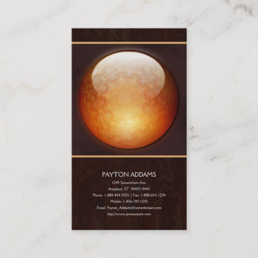 Erneuerungs-Juwel - vertikale Visitenkarte (Vorderseite)