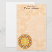 Erneuerungs-Mandala-kundenspezifisches Briefpapier (Vorne/Hinten)