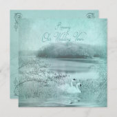 ERNEUERUNGSVOWS-EINLADUNG - LANDSCHAFTLICHER SCHWA EINLADUNG (Vorne/Hinten)