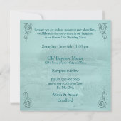 ERNEUERUNGSVOWS-EINLADUNG - LANDSCHAFTLICHER SCHWA EINLADUNG (Rückseite)