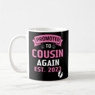 Erneut bis zum großen Cousin 2023 Girl-Pregnan Kaffeetasse