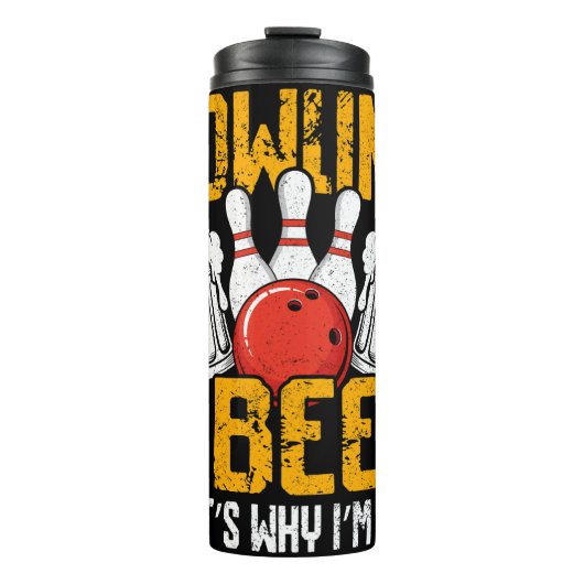 erneut Bowling Thermosbecher (Vorderseite)