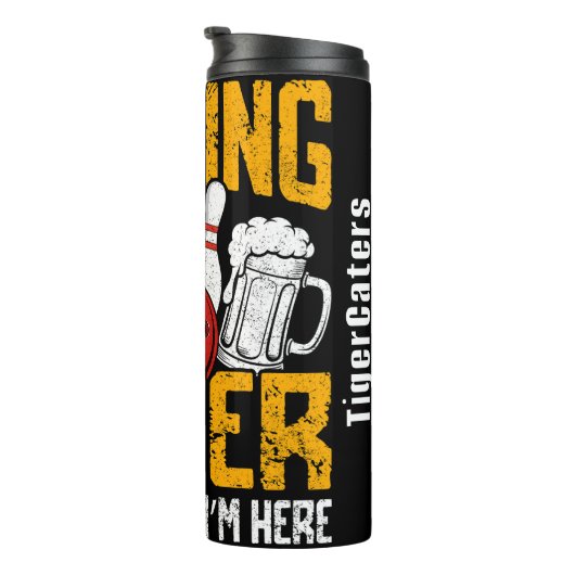 erneut Bowling Thermosbecher (Nach rechts gedreht)