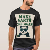 Erneut Cool machen - Funny Öko Panda Design T-Shirt (Vorderseite)
