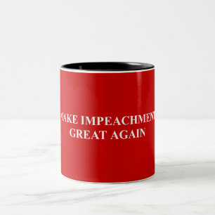 Erneut die Amtsenthebung Zweifarbige Tasse