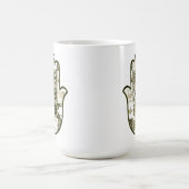 Erneut Khamsa Hand Patchwork 1 Kaffeetasse (Mittel)