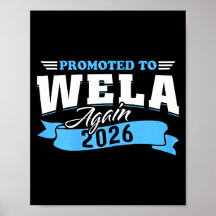 Erneut zum Wela befördert 2026 Oma 2. Mal 26 Poster