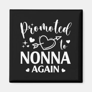 Erneut zur Nonna befördert Herz Pfeil passend  Magnet